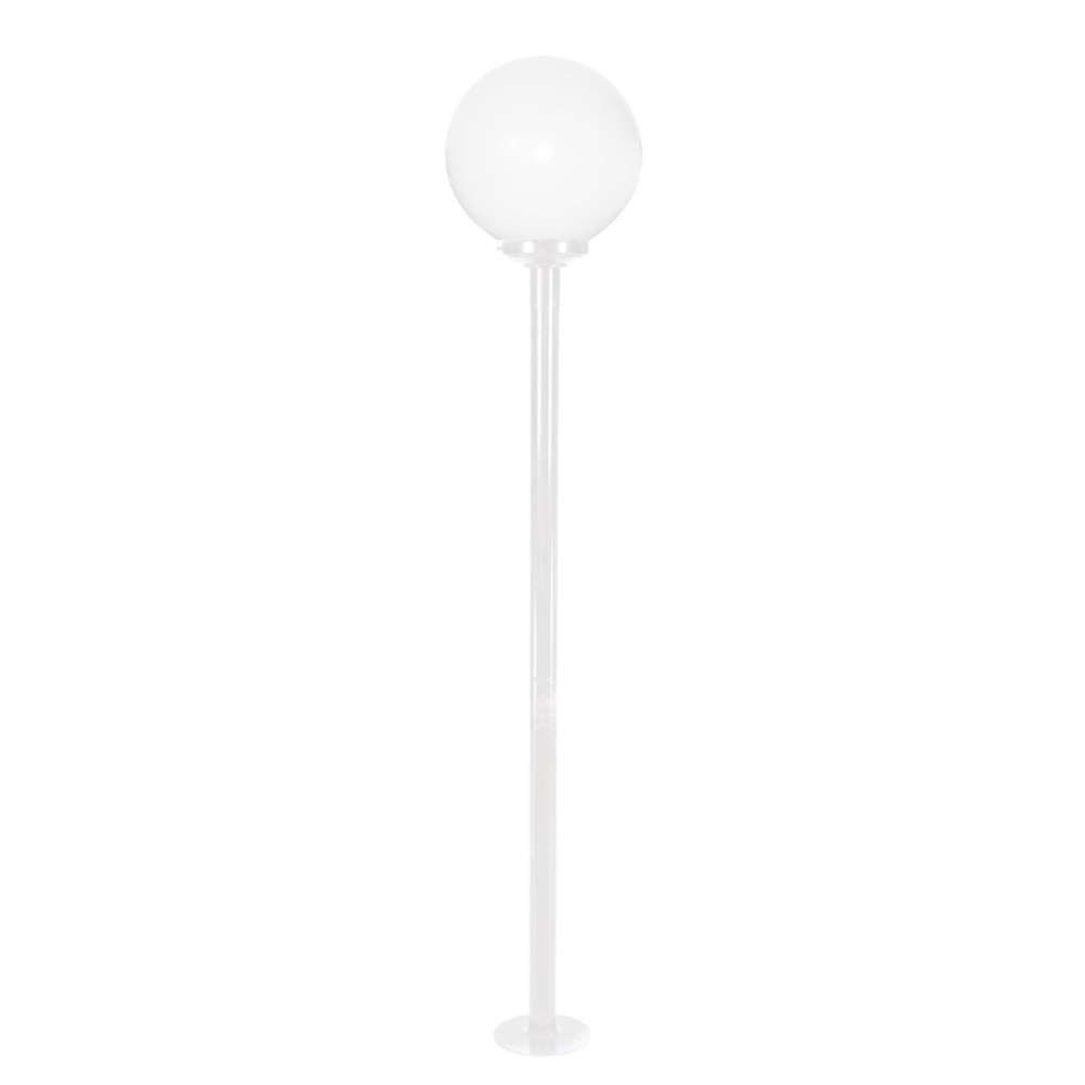 Poste de Jardim 2,16M Globo Boca 15 1xE27 Branco