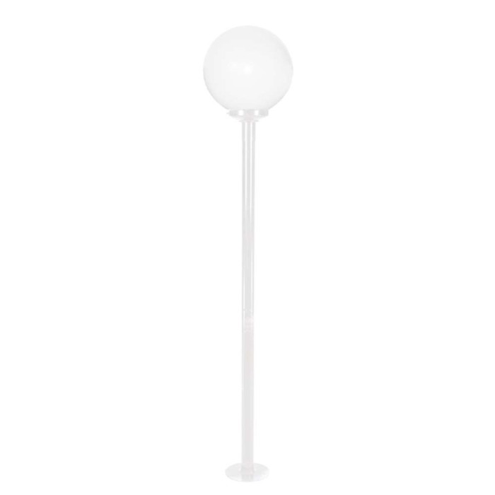Poste de Jardim 2,16M Globo Boca 15 1xE27 Branco