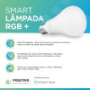 Smart Lâmpada Wi-Fi RGB+ 12W Positivo Casa Inteligente