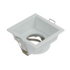 Spot Recuado Embutir Quadrado 1x Mr16 Gu10 Branco Bivolt Spot Recuado Embutir Quadrado 1x Mr16 Gu10 Branco Bivolt