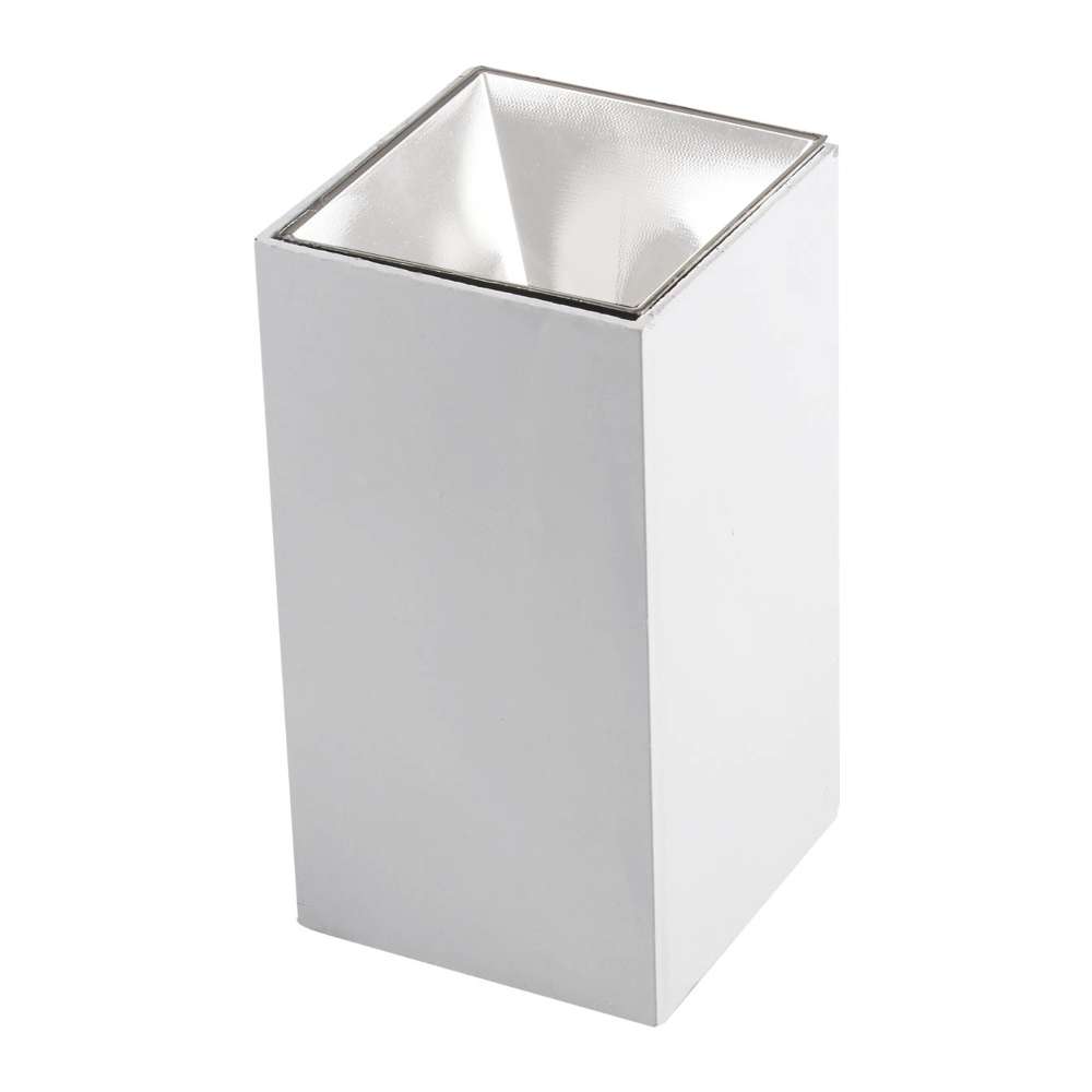 Spot Sobrepor Quadrado 1x Mr16 Gu10 Branco Bivolt 35w Blumen