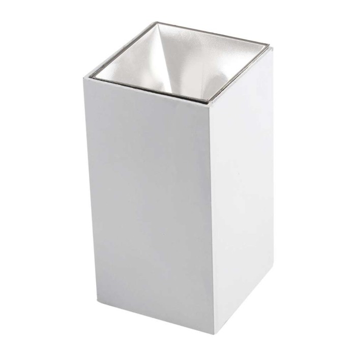 Spot Sobrepor Quadrado 1x Mr16 Gu10 Branco Bivolt 35w Blumen