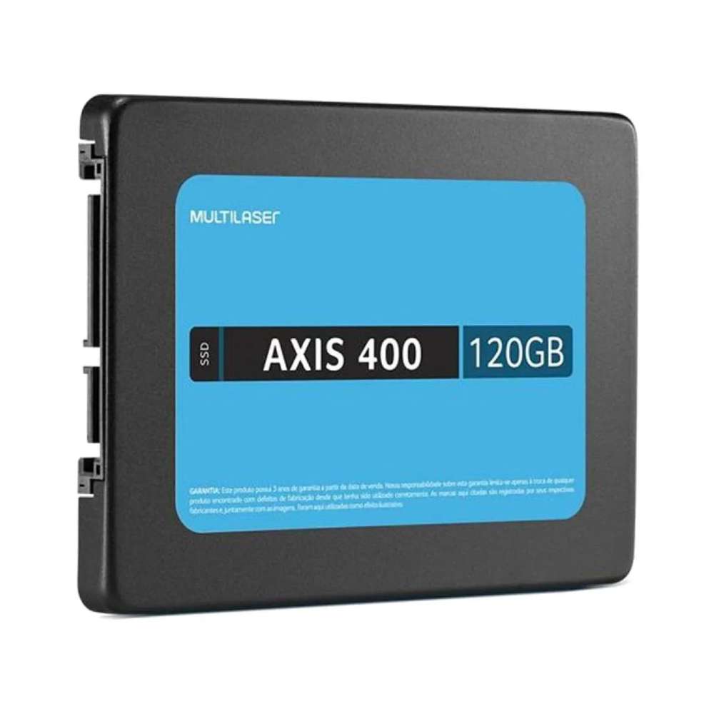 Ssd 120Gb Multilaser Axis 400 Gravação 400 Mb/S 2.5