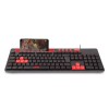 Teclado Gamer Multimídia Vermelho C/suporte De Celular Gk120 Teclado Gamer Multimídia Vermelho C/suporte De Celular Gk120