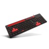 Teclado Gamer Multimídia Vermelho C/suporte De Celular Gk120 Teclado Gamer Multimídia Vermelho C/suporte De Celular Gk120