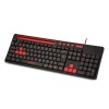 Teclado Gamer Multimídia Vermelho C/suporte De Celular Gk120 Teclado Gamer Multimídia Vermelho C/suporte De Celular Gk120