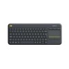 Teclado Logitech K400 Plus Sem Fio Com Touchpad Plus