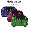 Teclado sem fio backlit Mini Keyboard Wi-Fi Com Led Teclado sem fio backlit Mini Keyboard Wi-Fi Com Led