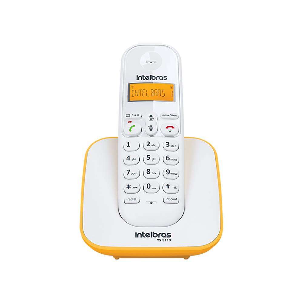 Telefone Digital sem Fio TS 3110 Branco/Amarelo