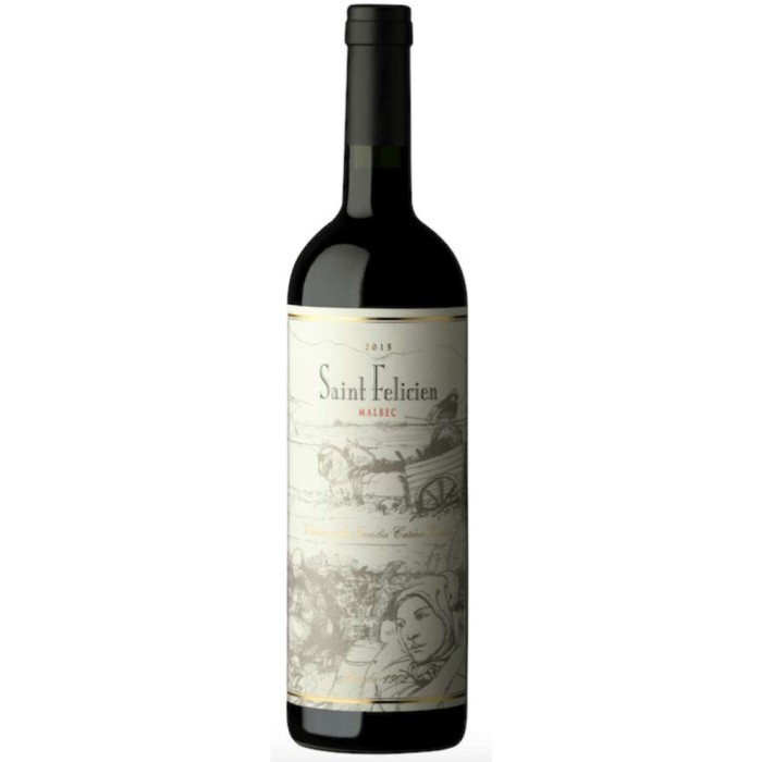 Vinho Saint Felicien Malbec 2017 750ml original C/ NF