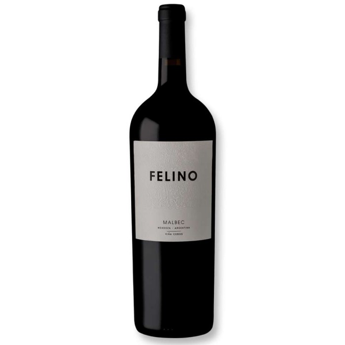 Vinho Tinto Cobos Felino Malbec 2019 1,5L