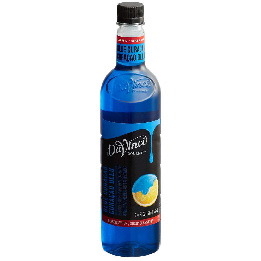 Xarope para Drinks Blue Curacao 750ml Davinci Gourmet